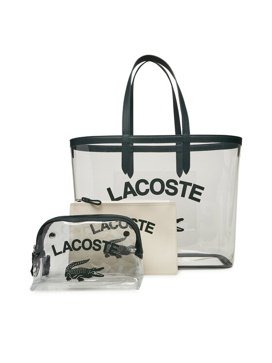 Lacoste Torebka NF4930AS Przezroczysty