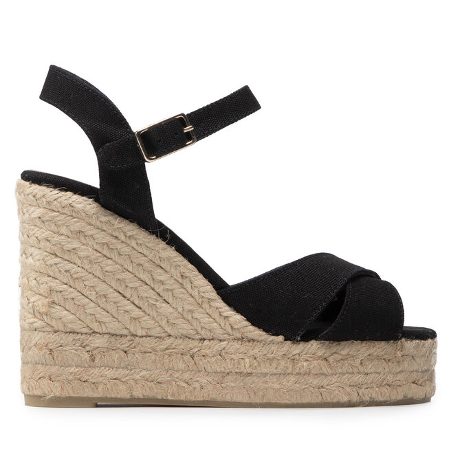 Espadryle Castañer Blaudell/8ED/001 020998-100-35 Czarny