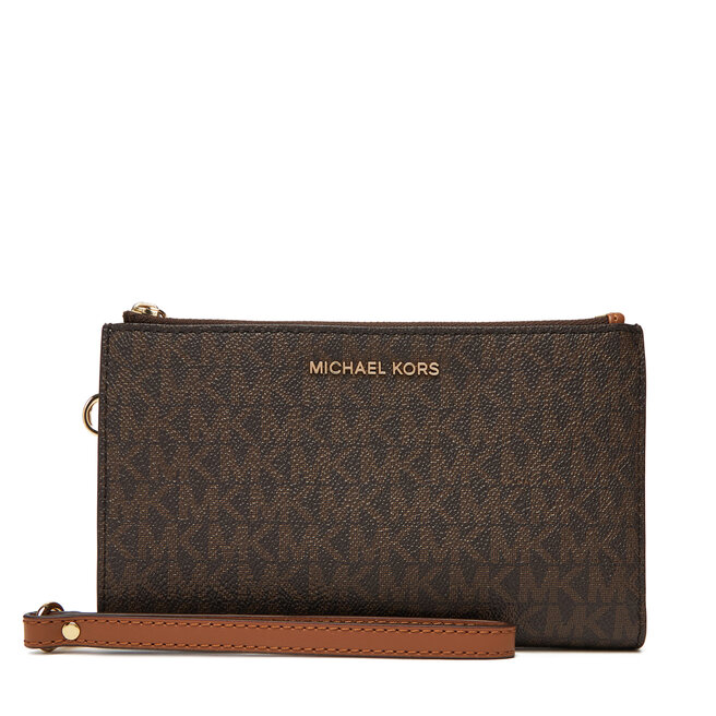 Duży Portfel Damski MICHAEL Michael Kors Jet Set 32F1GJ6W4B Brązowy