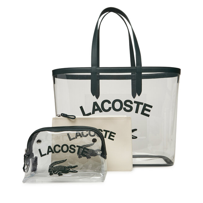 Torebka Lacoste NF4930AS Przezroczysty