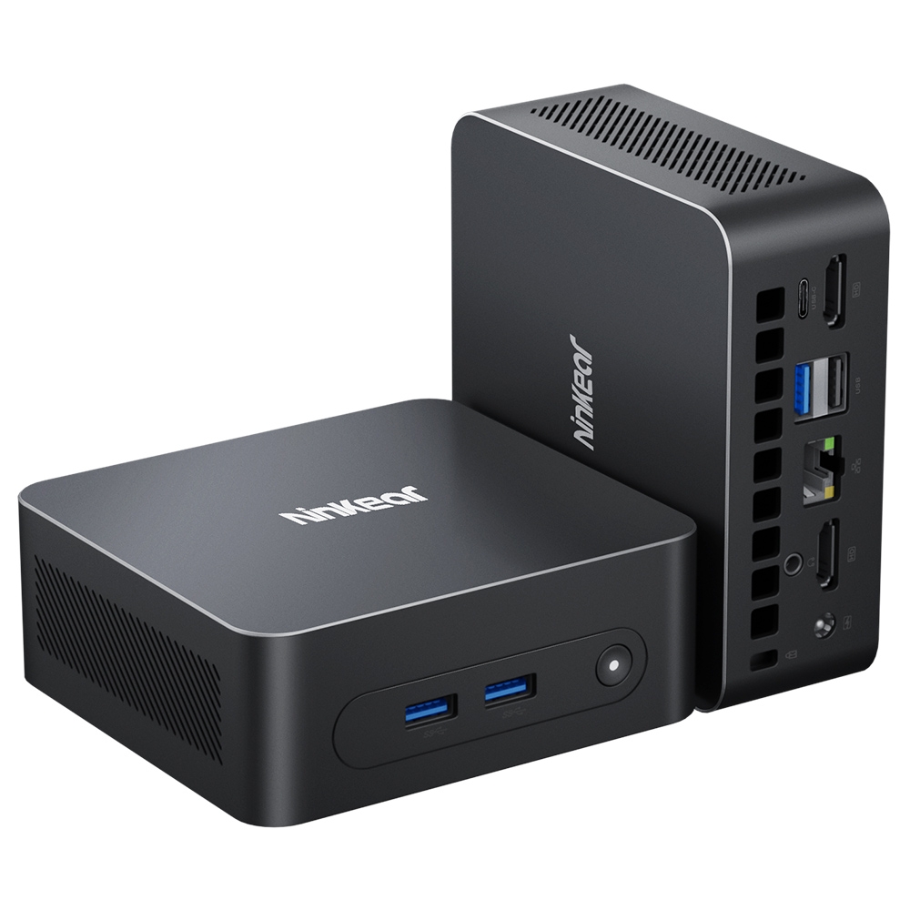 Ninkear N10 Mini PC Intel N100 4 Cores Max 3 4GHz 16GB RAM 512GB SSD 2*HDMI 2 0 4K@60Hz Dual Display 2 4/5GHz WiFi Blueto 1294600EUDF