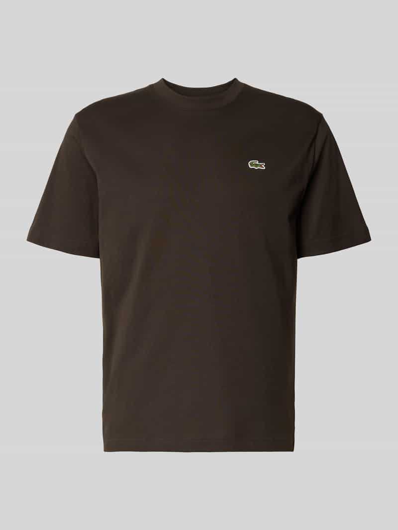 T-shirt o kroju regular fit z czystej bawełny