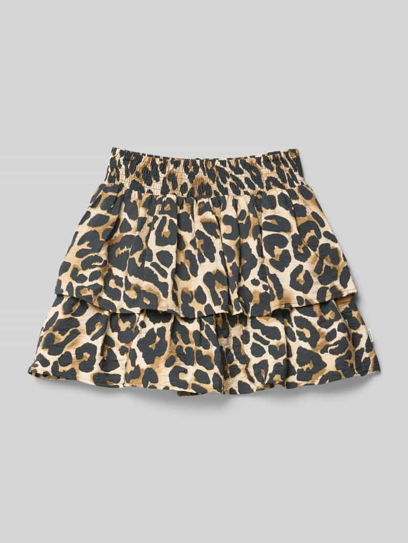 Spódnica midi z mieszanki wiskozy