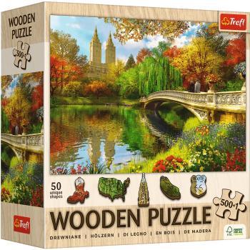 Puzzle drewniane 501 el. Central Park, Manhattan, Nowy Jork Trefl - puzzle