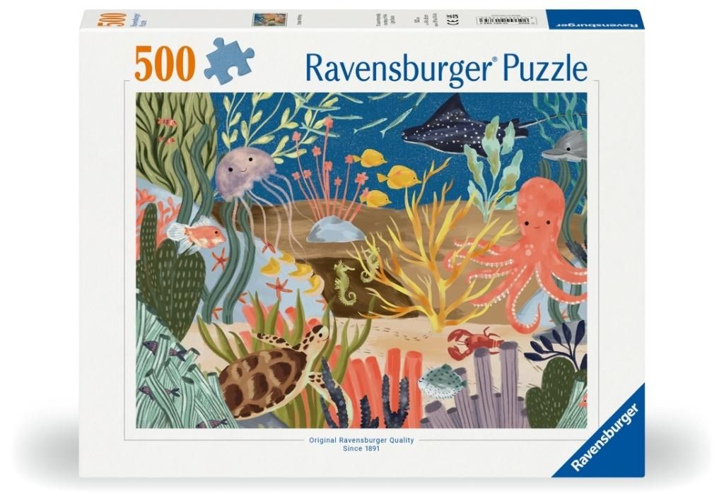 Puzzle 2D: Oceaniczna fantazja 500el Ravensburger - puzzle