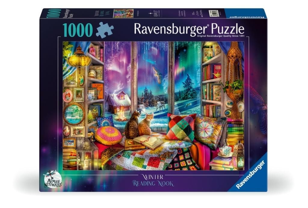 Puzzle 2D: Zimowa aura 1000el Ravensburger - puzzle