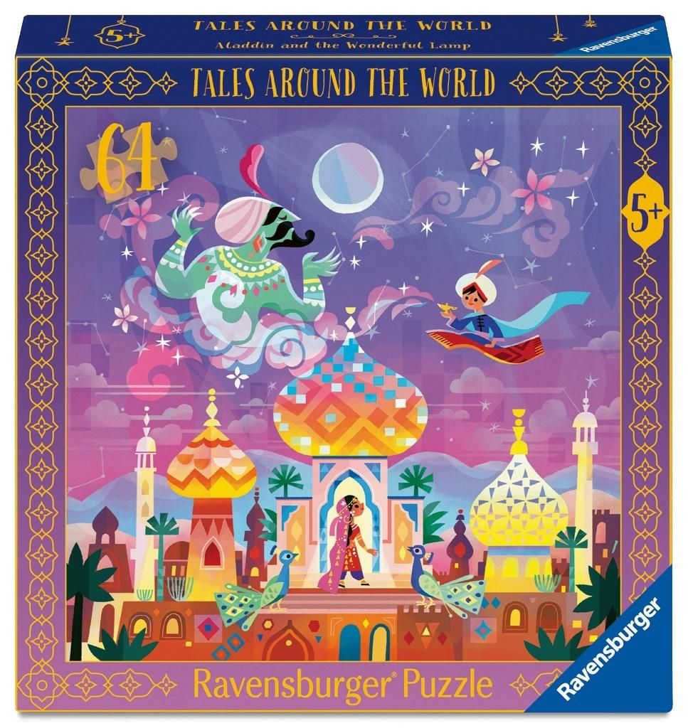 Puzzle dla dzieci: Magiczna lampa Alladyna 64el Ravensburger - puzzle