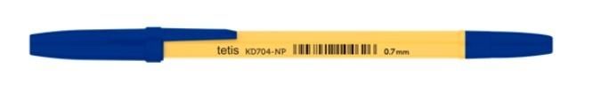 Tetis Długopis 0,7mm niebieski 50 szt.