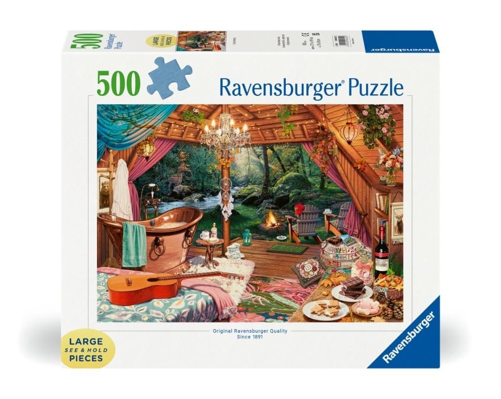 Puzzle 2D: Glamping 500el Ravensburger - puzzle
