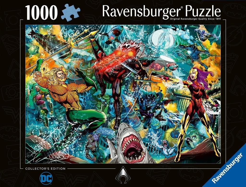 Puzzle 2D: Aquaman 1000el Ravensburger - puzzle