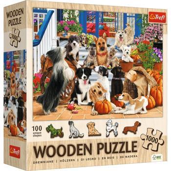 Puzzle drewniane 1000 el. Psia przyjaźń Trefl - puzzle