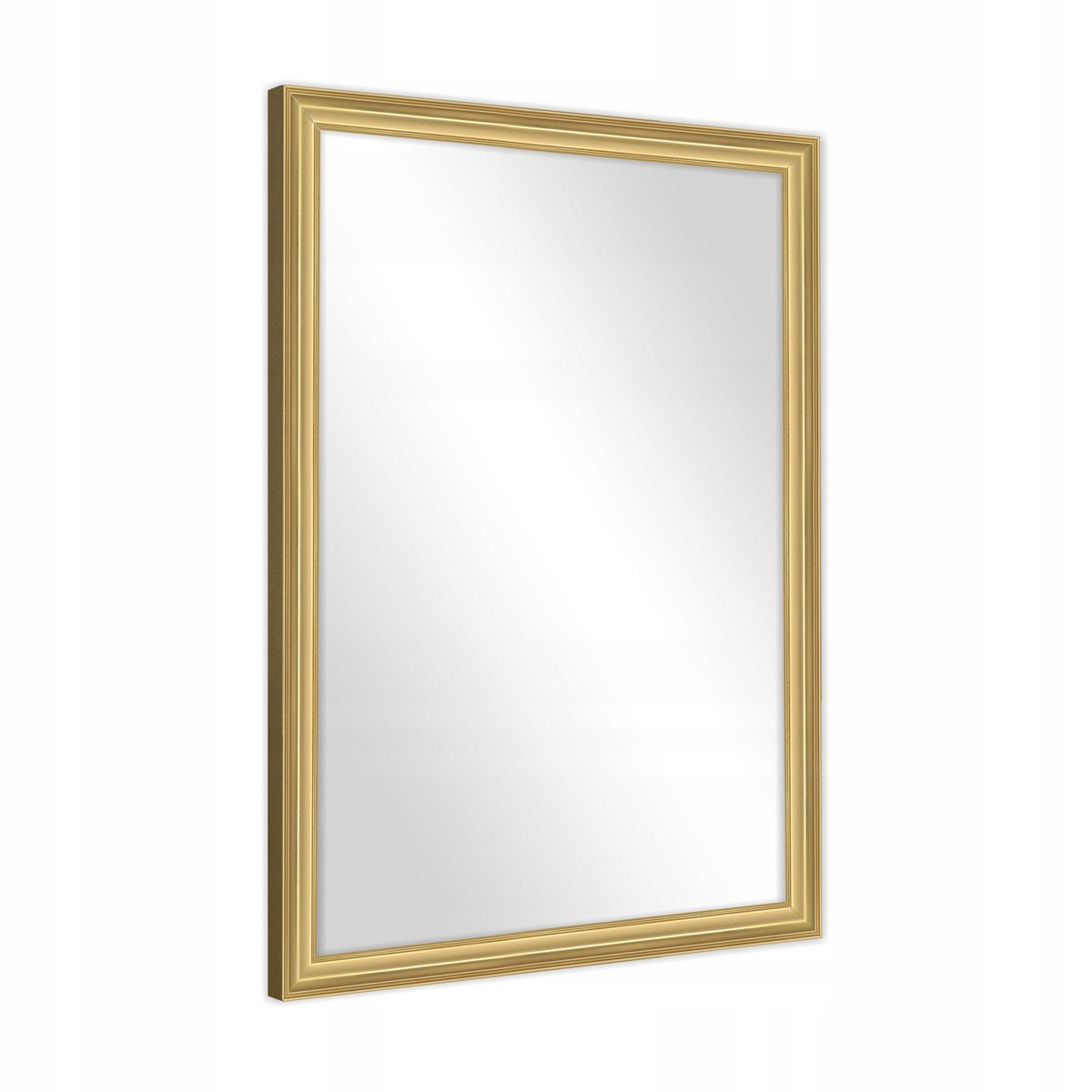 Lustro w złotej ramie Knor AeroCore 57x76 cm - elegancja w domu