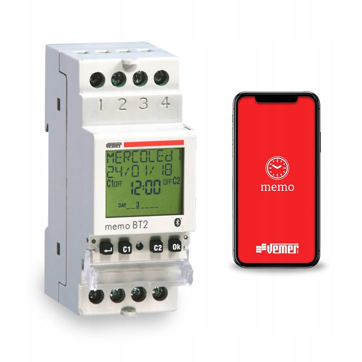 Gniazdo Elektryczne blatowe Vemer biały