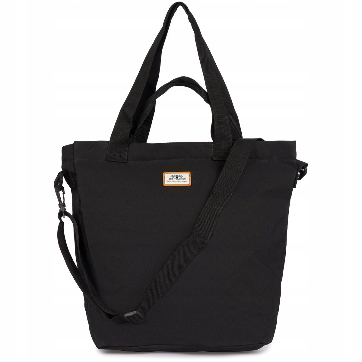 Torebka damska materiałowa shopperka lekka duża A4 na ramię zakupy torba