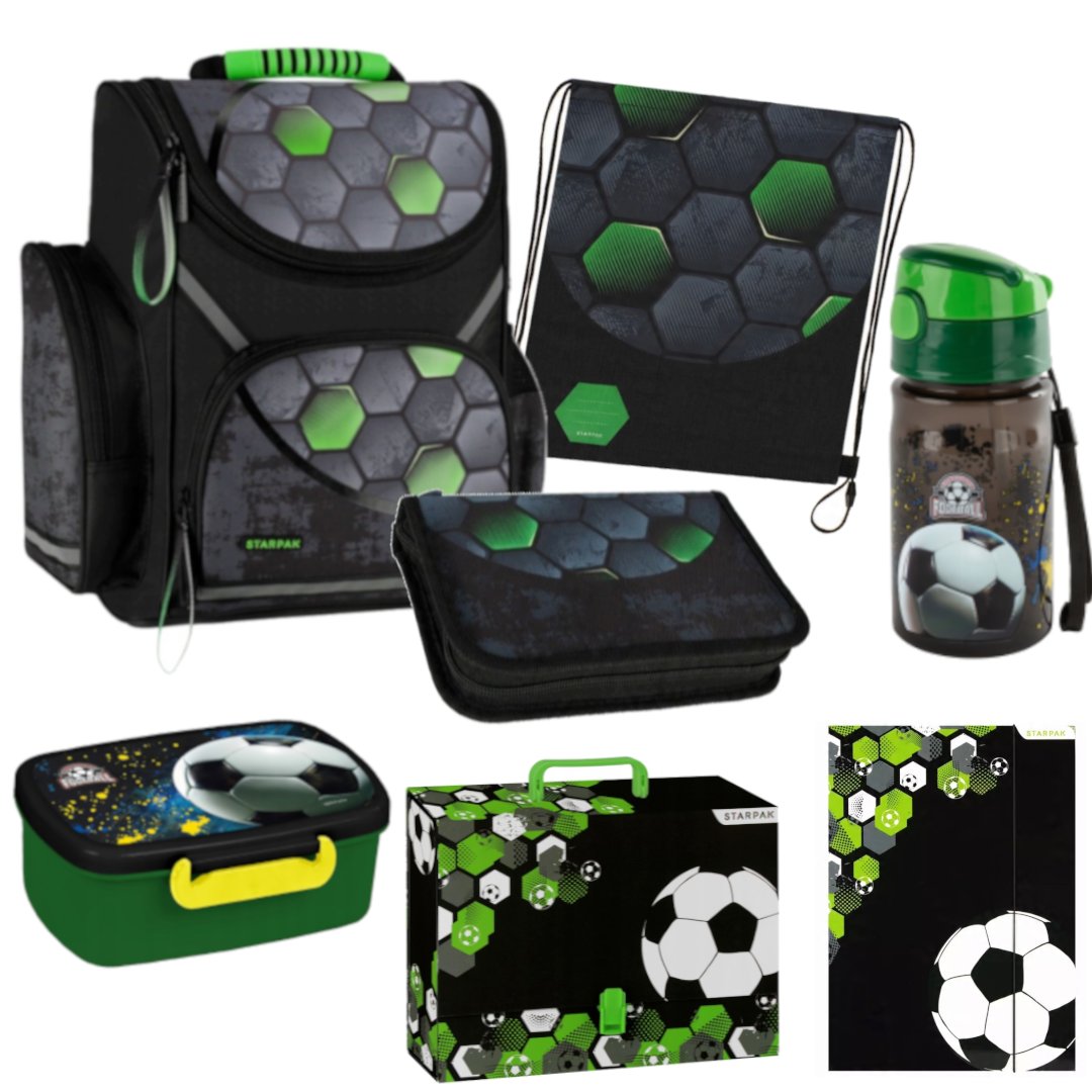 ZESTAW SZKOLNY 7-ELEMENTÓW PIŁKA NOŻNA FOOTBALL STK-24 STARPAK