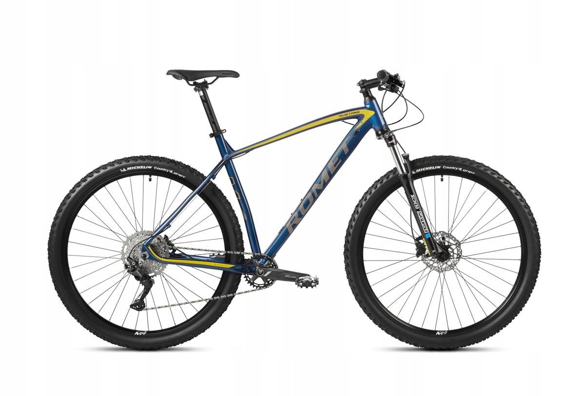 Rower górski MTB ROMET Mustang M4 2024 damski męski hamulce Shimano rama 17