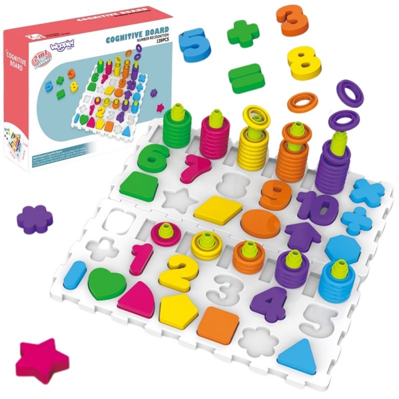 DLA DZIECI UKŁADANKA MONTESSORI SORTER TRENING MÓZGU
