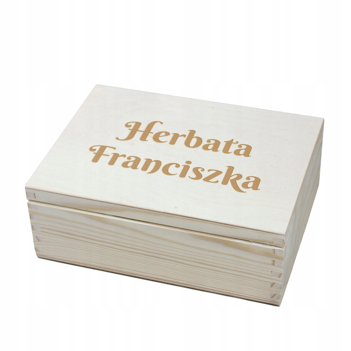 Pudełko na herbatę z grawerem herbaciarka z imieniem