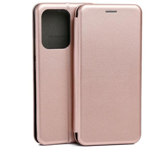Etui Beline Book Magnetic do Samsung A17 5G różowo-złoty