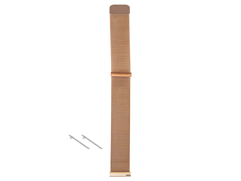 Pasek do samartwatch BLOW X18 X19 X21 złoty metalowy