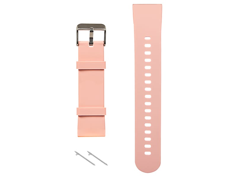 Pasek do samartwatch BLOW X18 X19 X21 różowy silikonowy