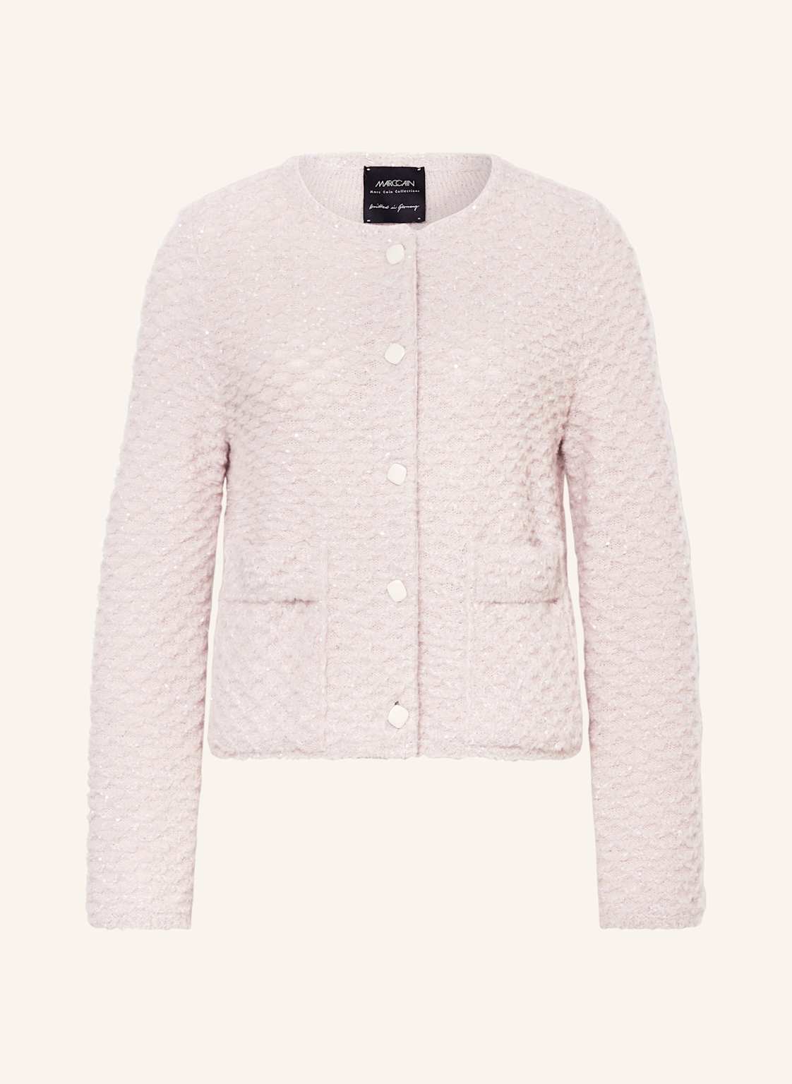Marc Cain Kardigan Z Cekinami beige