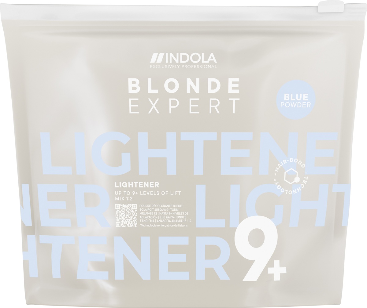 Indola Blonde Expert, rozjaśniacz, Niebieski 9+, 450g