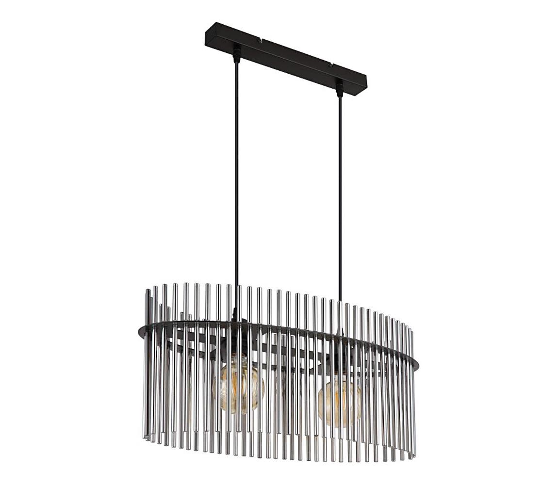 Globo 15698H3 - Żyrandol na lince GORLEY 2xE27/60W/230V czarny