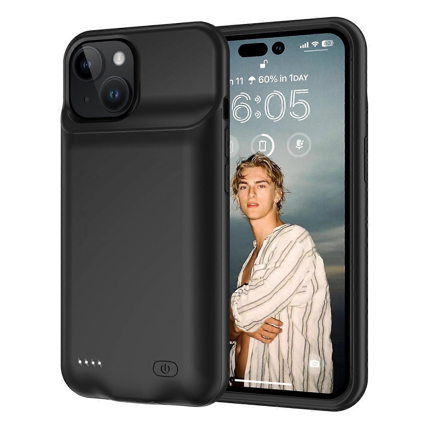 Etui na baterie do iPhone'a 15,7000 mAh Akumulator Etui na telefon z ładowaniem Wielobarwny Style A