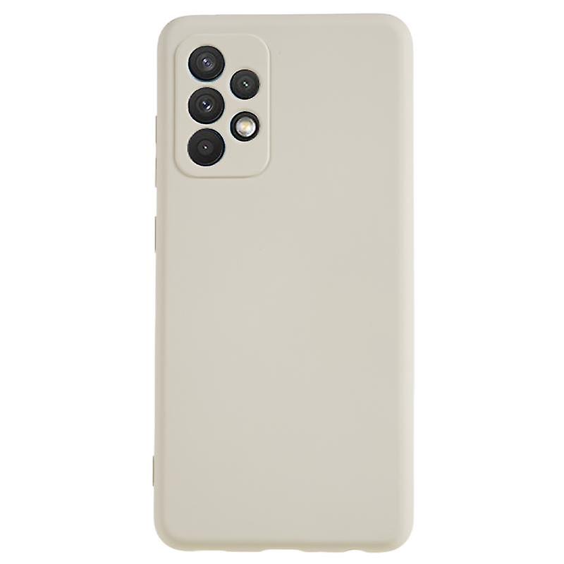Etui na telefon TPU do Samsung Galaxy A32 4G (wersja UE) Miękka podszewka z włókna gumowana pokrywa telefonu-biała Biały Style D Samsung Galaxy A32 4G