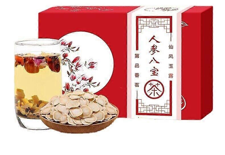 120g Żeń-szeń Osiem Herbata Skarbów Shanzha Taiju Hongzao Huangjing Gouqi Herb Tea