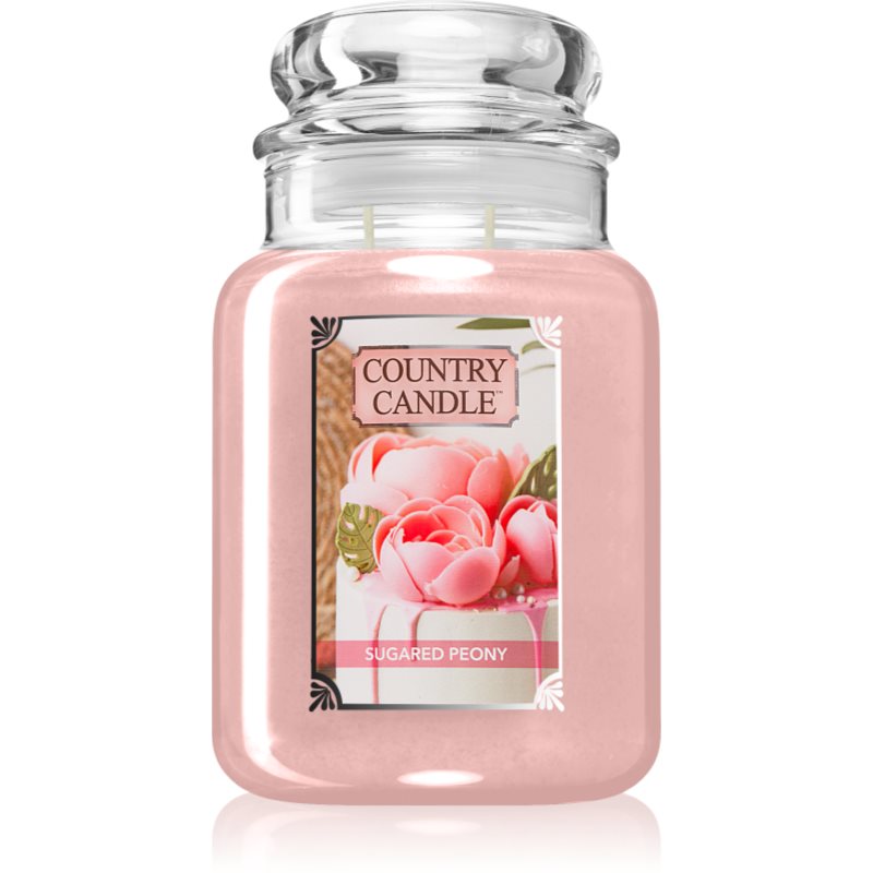 Country Candle Sugared Peony świeczka zapachowa 737 g
