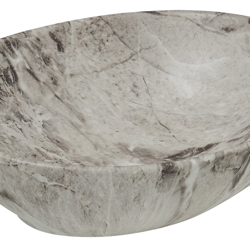 Umywalka ceramiczna nablatowa Fressa Matt Brown Stone 41x33 cm
