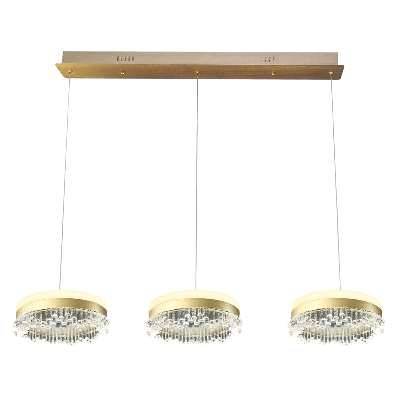 Lampa wisząca Preciosa złota 60 W LED Eko Light