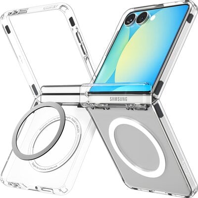 Etui SPIGEN Ultra Hybrid Pro Mag MagSafe do Samsung Galaxy Z Flip 7 Przezroczysty