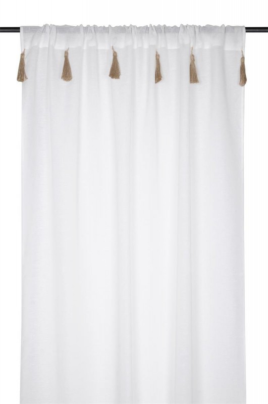 Firana boho IBIZA 140x260 off white