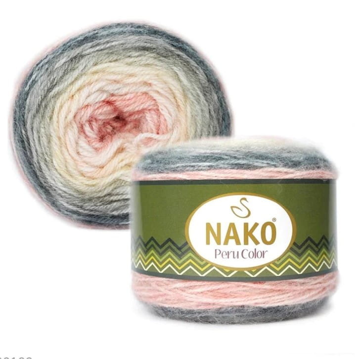 Włóczka Nako Peru Color 100G kol. 32183 .