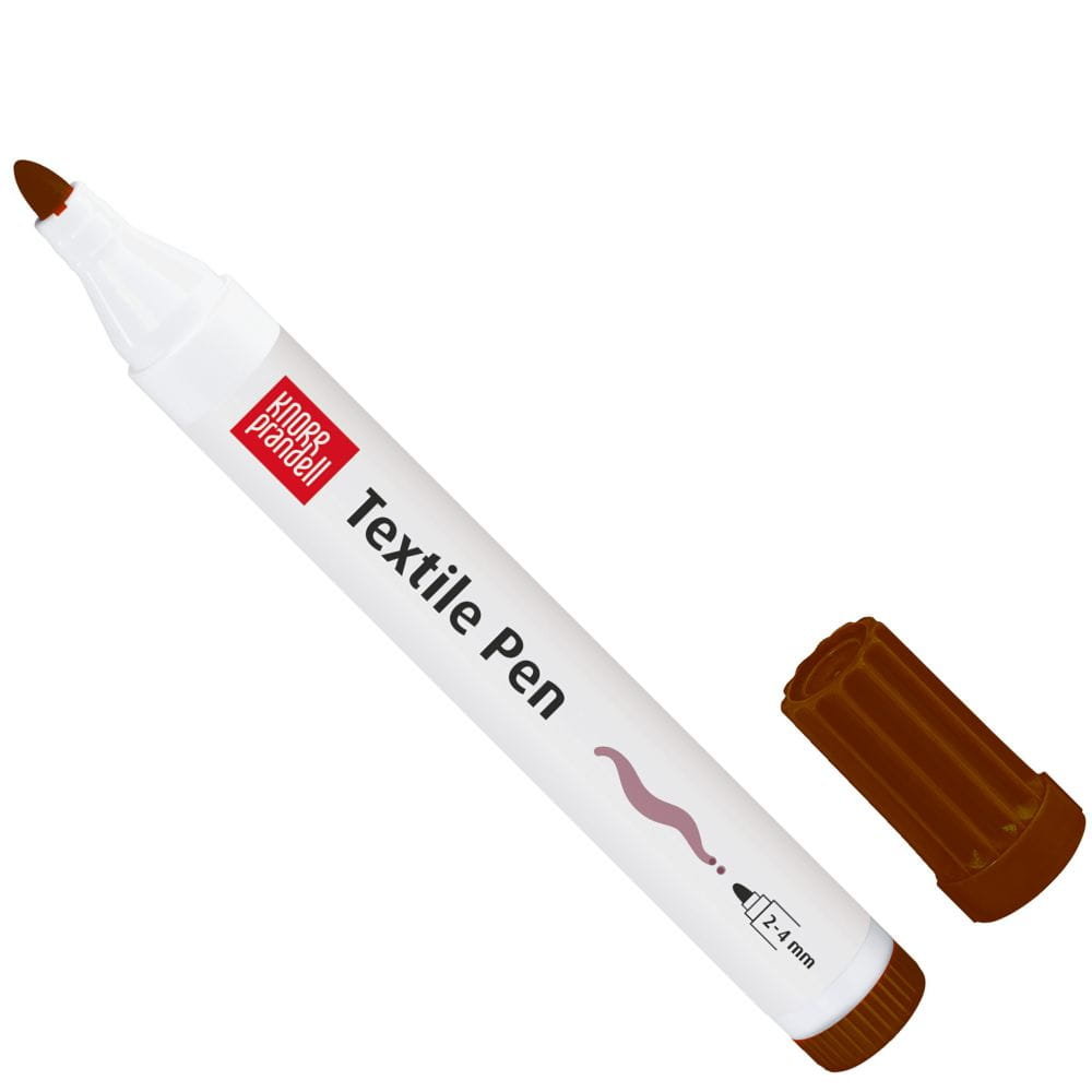 Pisak do tkanin 2-4mm KNORR kol. brązowy 16