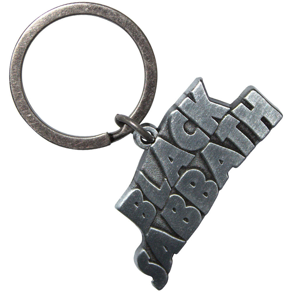 brelok BLACK SABBATH - SILVER WAVY LOGO