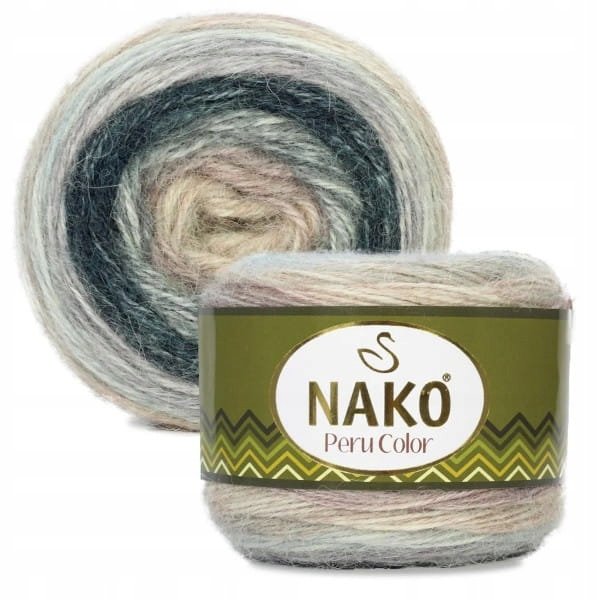 Włóczka Nako Peru Color 100G kol. 32417 .