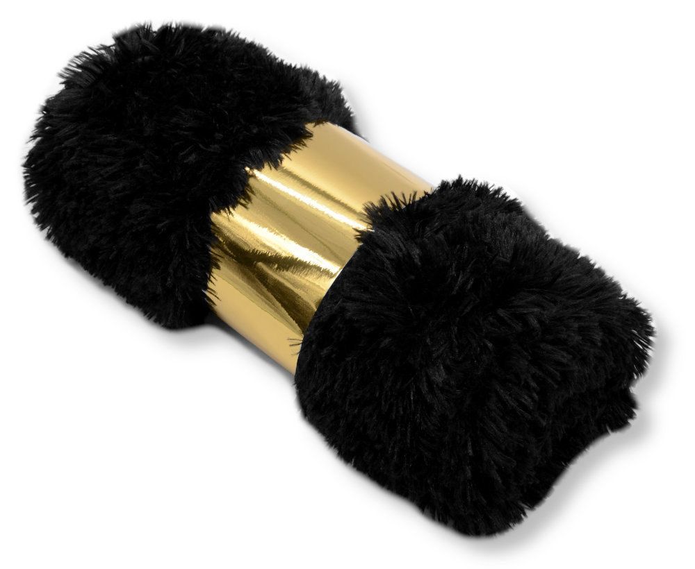 Koc Włochacz 220X240 Czarny Fld-20