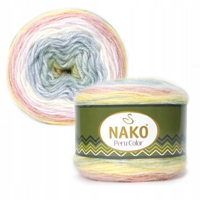 Włóczka Nako Peru Color 100G kol. 32182 .