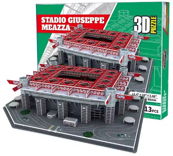 PUZZLE 3D STADION PIŁKARSKI GIUSEPPE MEAZZA SAN SIRO AC MILAN INTER 119 EL.