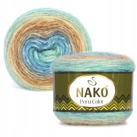 Włóczka Nako Peru Color 100G kol. 32416 .