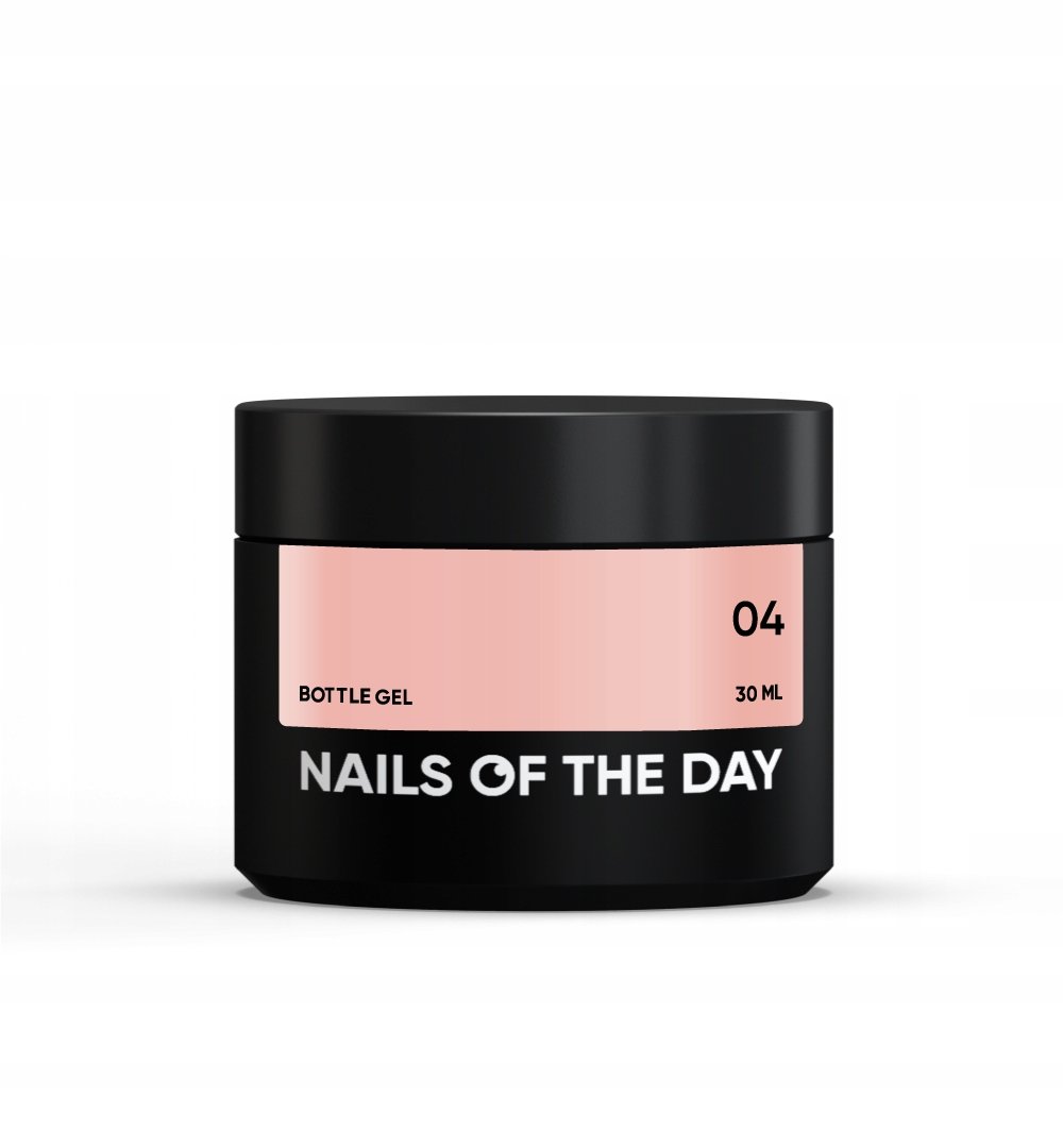 NAILSOFTHEDAY Bottle gel 04 - mleczno-beżowy żel do wzmocnienia, 30 ml