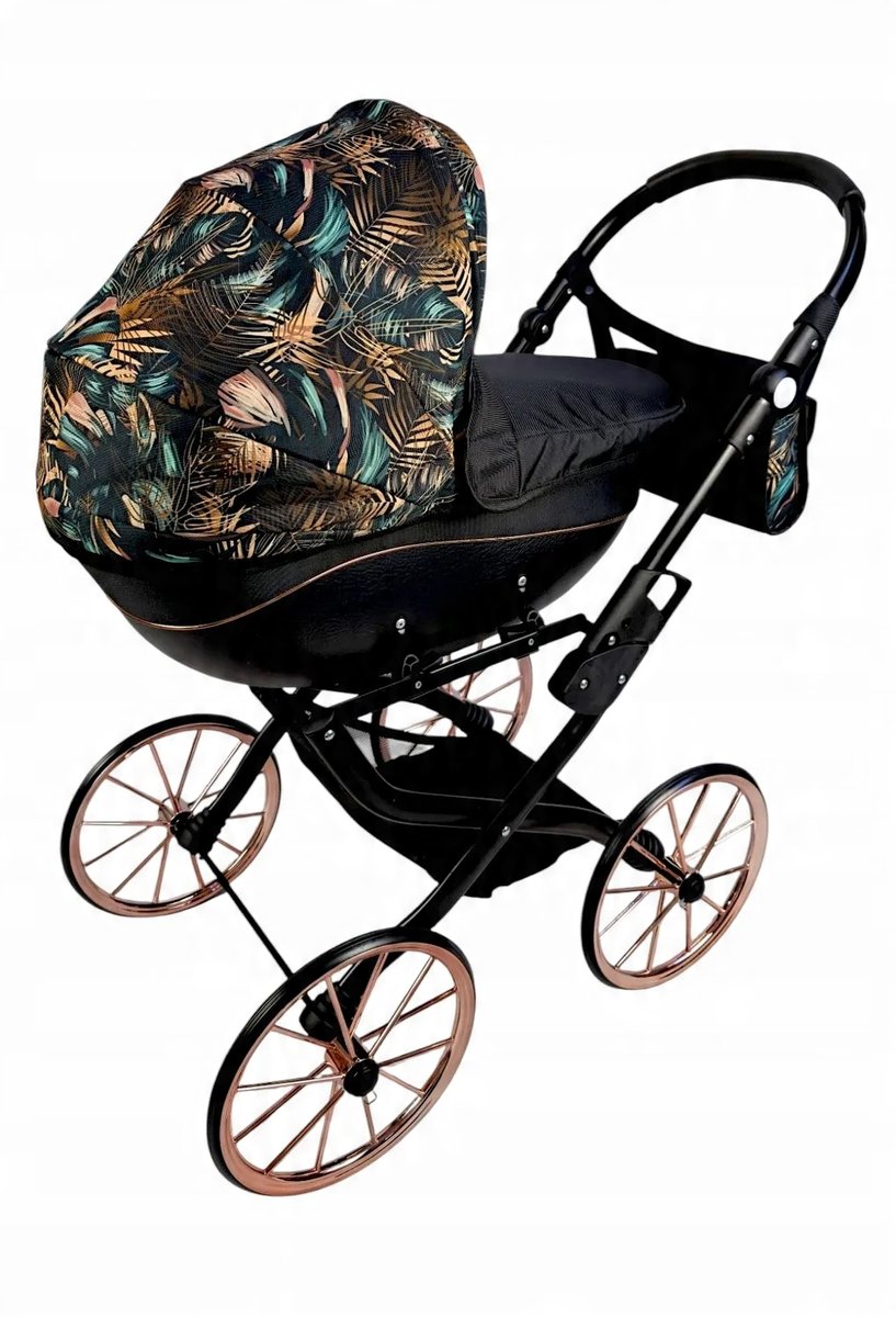 Wózek dla Lalki / Lalek KacBru Głęboki Limit Edycja RoseGold Polski Produkt