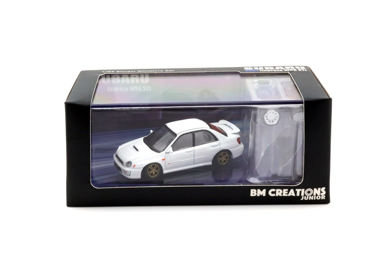 BM CREATIONS BMC 2001 Subaru Impreza WRX STi White Limited Edition