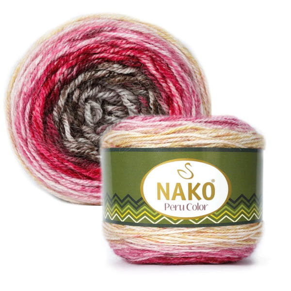 Włóczka Nako Peru Color 100G kol. 32189 .