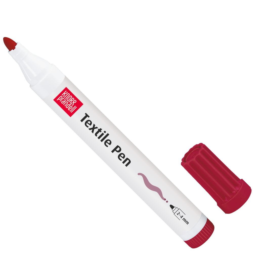 Pisak do tkanin 2-4mm KNORR kol. burgund 08