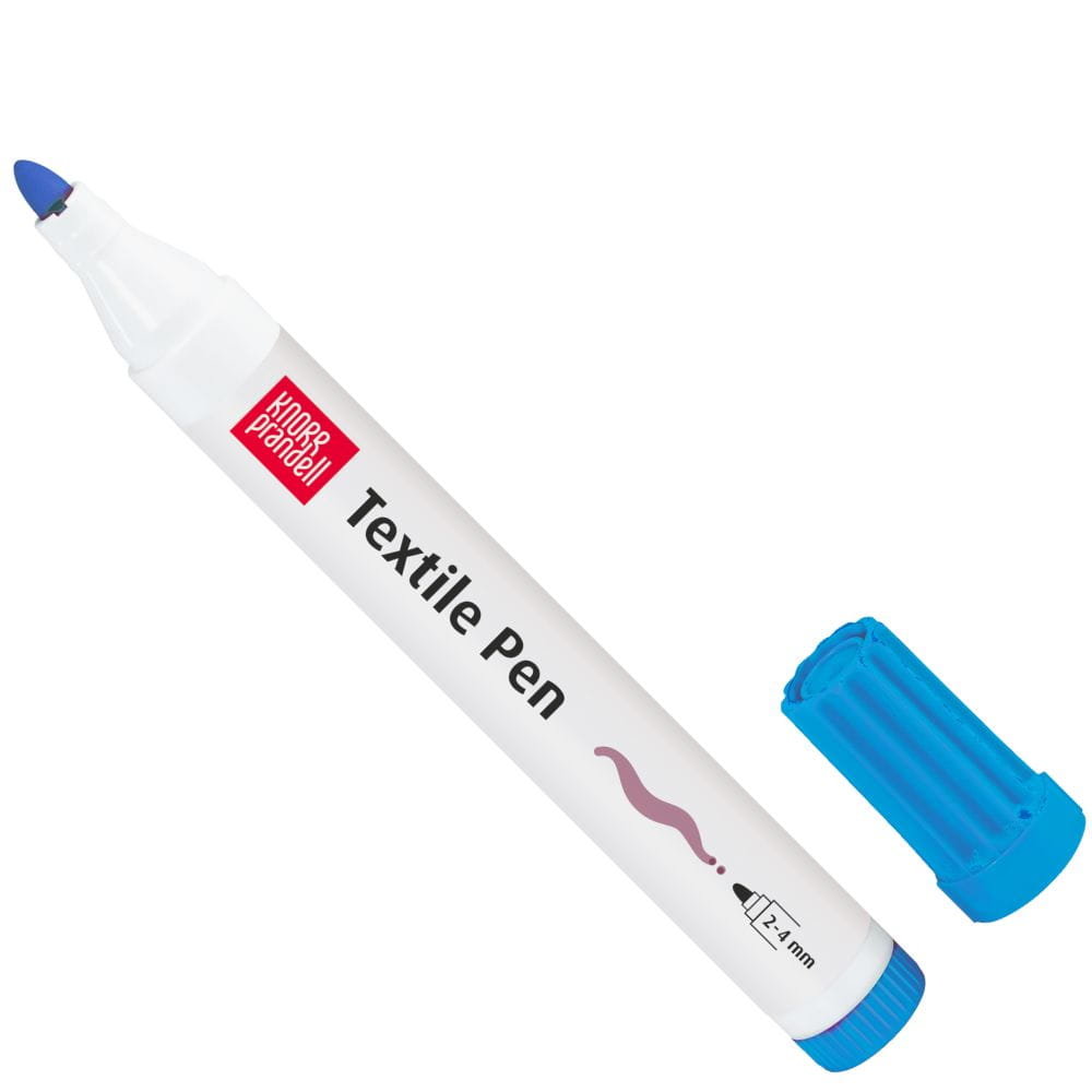 Pisak do tkanin 2-4mm KNORR kol. błękitny 10